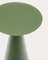 Приставной столик Wilshire Ø35х45 см зеленый, сталь, стекло
