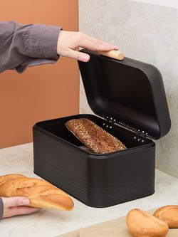 Хлебница Irmel 30х20х16 см, графит