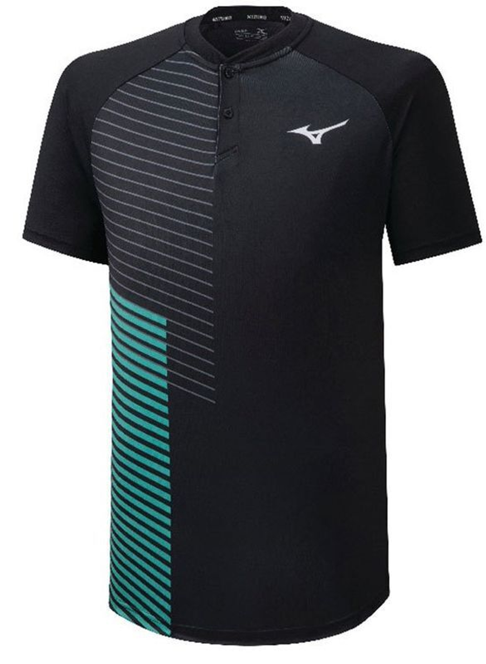 Мужское теннисное поло Mizuno Shadow Polo - black