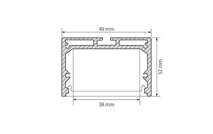 Профиль Arlight SL-LINE-4932-2000 ANOD 019308