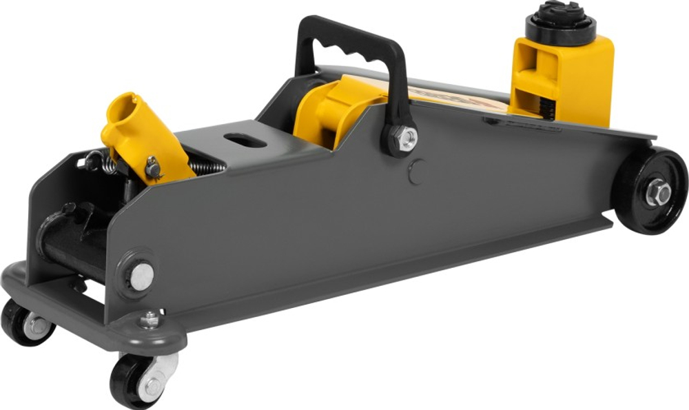 Домкрат подкатной Denzel 51261 гидравлический с фиксатором, 3 т, 190-532 мм, SUV