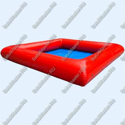 Надувной бассейн «Красный» 6*5*0,65 м