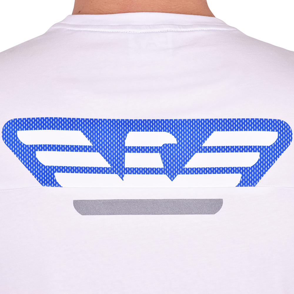 Мужская теннисная футболка EA7 Man Jersey T-Shirt - белый