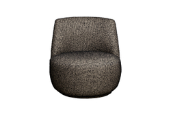 Кресло Риволи(GD/Rivoli) поворотное рогожка черно-золотое Santo302-CHZOL 73x80x74см Garda Decor