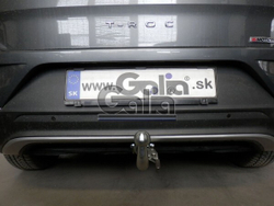 Фаркоп оцинкованный Galia S105C для Skoda Octavia седан/универсал 2013-(паспорт и сертификат в комплекте)(без электрики)