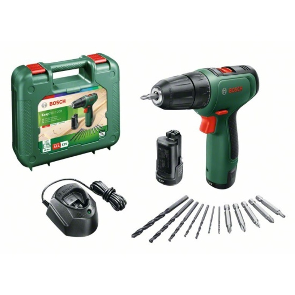 Ударная дрель-шуруповерт Bosch EasyImpact 1200 06039D3105