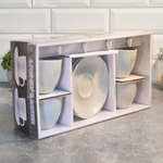 Чайный набор на 4 персоны 180мл с ложками "Элитный вкус"