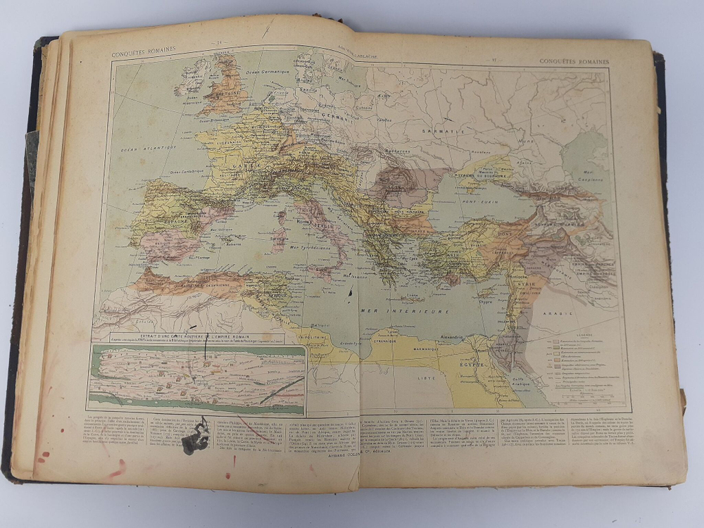 Антикварный атлас. Atlas general. Париж.1894