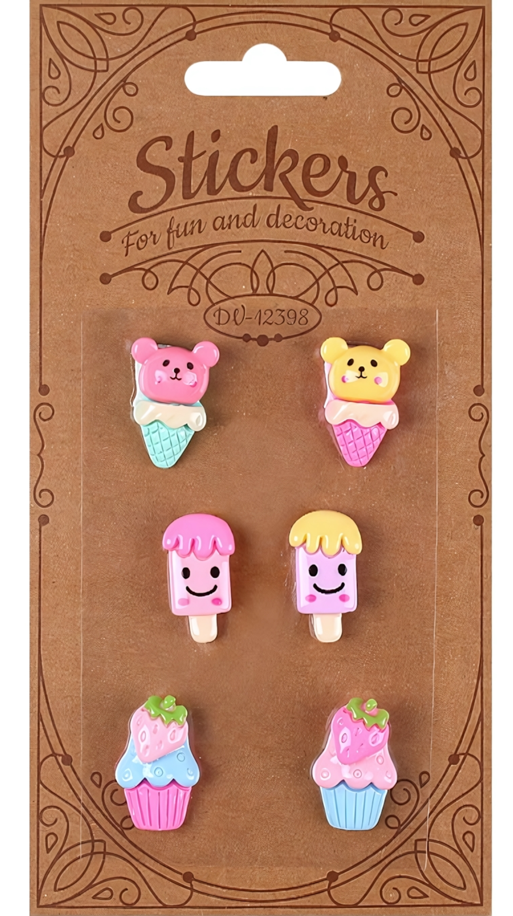 Наклейки "Фигурки" ассорти, DV-12398 (Darvish)