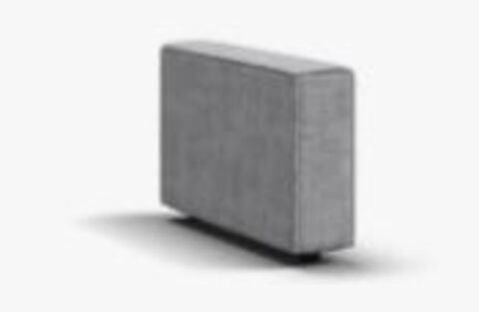 Босс Софт Модуль подлокотник 2 шт. Вельвет Корд серый