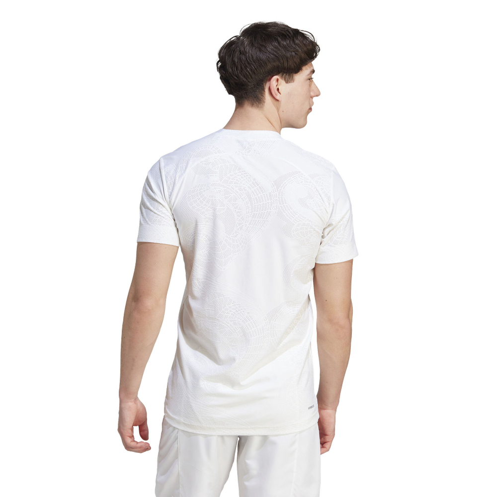 Мужское теннисное поло adidas FLFT Pro T-Shirt Men - White