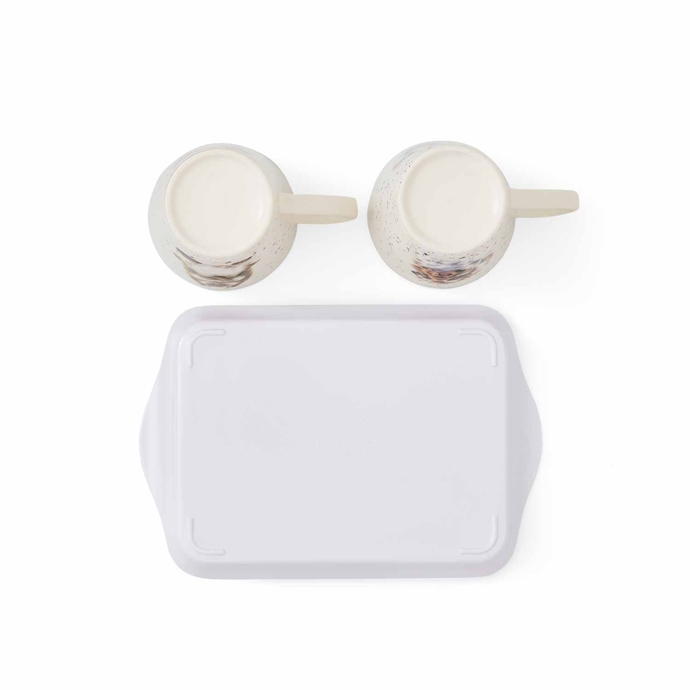 Royal Worcester Wrendale Designs Набор из 2 кружек 180 мл с подносом для диетических стартов X0011659139