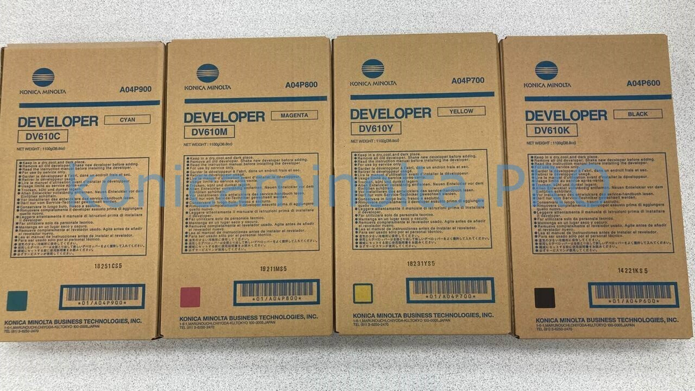 Девелопер DV-610K Konica Minolta оригинальный A04P600