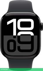 Умные часы Apple Watch Series 10 GPS 42mm Jet Black S/M A2997 (MWWE3LW/A)