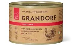 Grandorf Dog консервы для собак паштет из индейки 200г