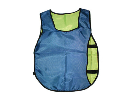 Манишка двусторонняя подрост. р.36-40 (сине-зелёная) состав 100% полиэстер