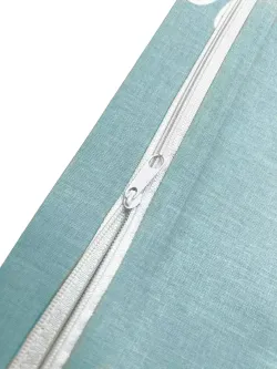 Наволочка комплект 2шт перкаль Сказка "Котики (мята)" 45х45 см на молнии