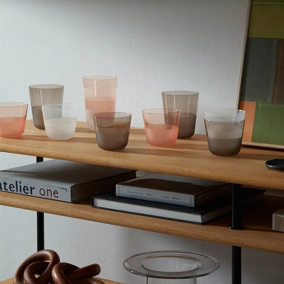 Набор стаканов arc contrast, 260 мл, коралловые, 2 шт.