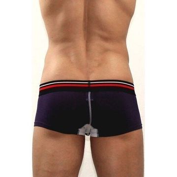 Мужские трусы хипсы фиолетовые с белой вставкой Diesel Purple DIS0047