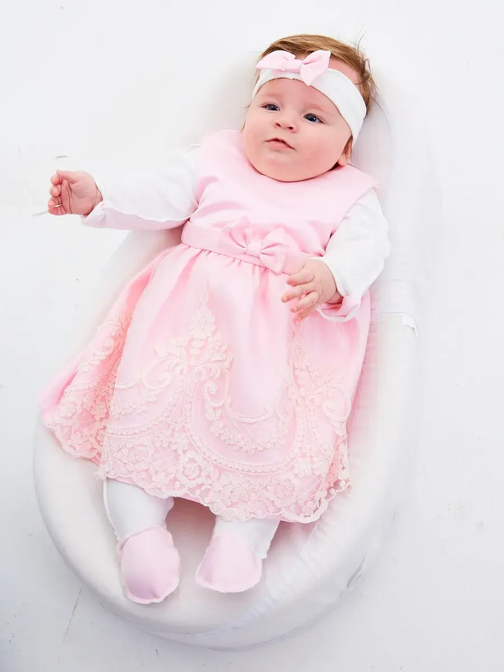 платье для новорожденной на выписку