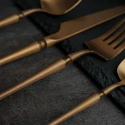 Нож столовый 22,9 см матовый цвет медь PVD 1920-Copper P.L. [12]