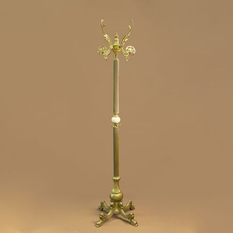 Винтаж: Винтажная бронзовая вешалка с ониксом