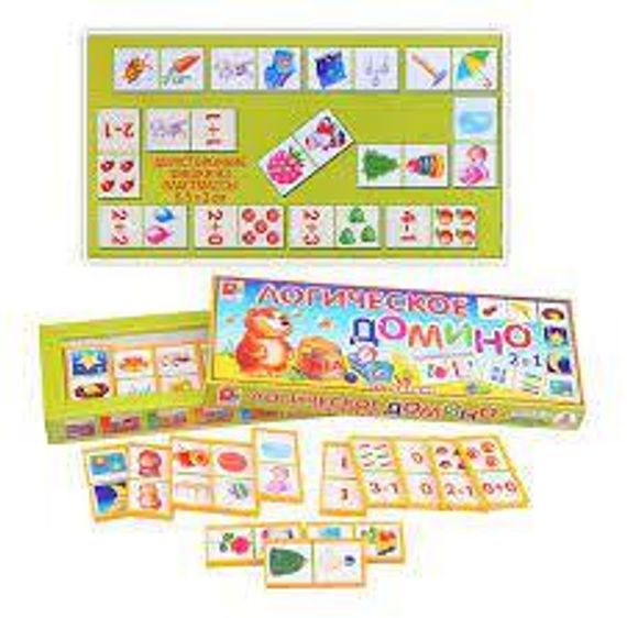 Логическое домино. Ассоциации (Игра настольная пластмассовая)