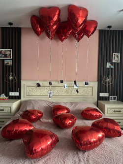 Воздушные шары под потолок с фотографиями №2618