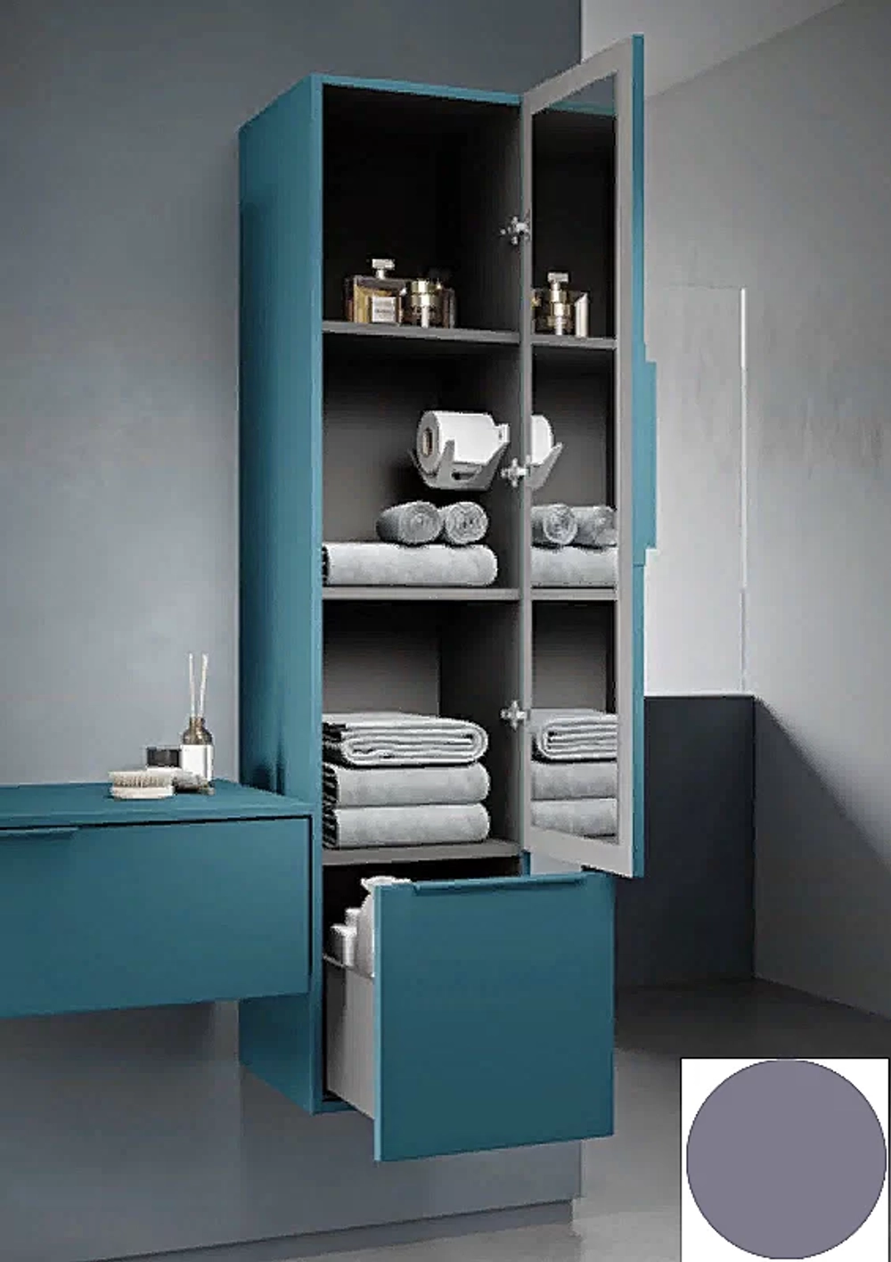 Пенал Cezares Premium 35 55504 Grigio nuvola
