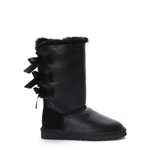 Угги Bailey Bow Tall Metallic Black