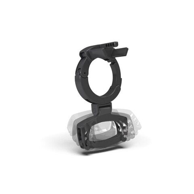 Кольцо с зажимом для мошонки для пояса верности Pubic Enemy (Цвет: черный)