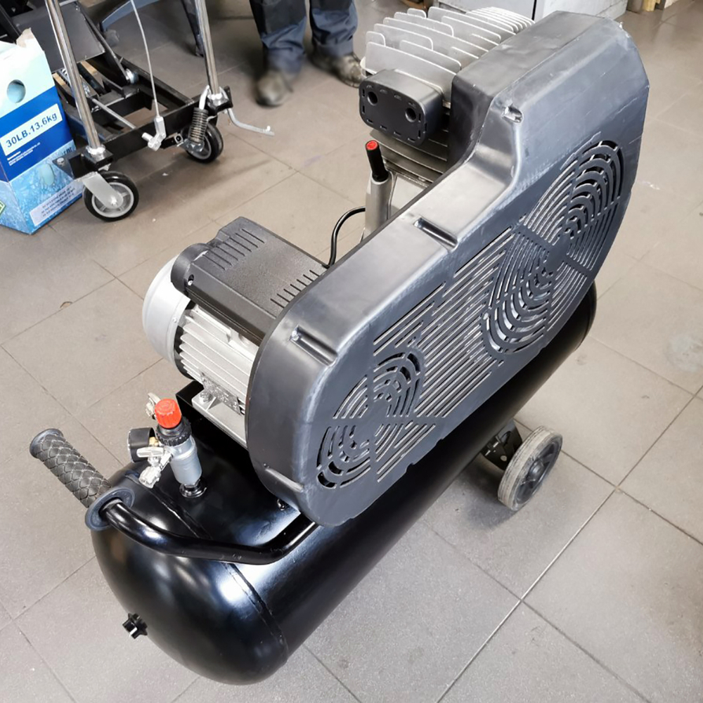 WDK-91053 (УЦЕНКА) Компрессор поршневой с ременным приводом 423 л/мин, 2.2 КВт, 220 В, ресивер 100 л