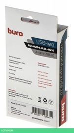 USB-хаб Buro BU-HUB4-0.5L-U2.0