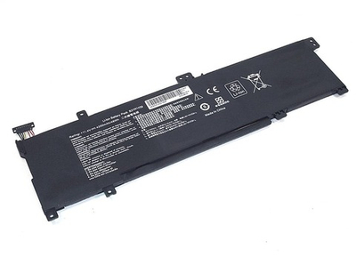 Аккумуляторная батарея для ноутбука Asus K501 (B31N1429-3S1P) 11.4V 48Wh OEM черная