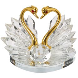 GAEM Фигурка декоративная "Лебеди", L9 W8,5 H7 см