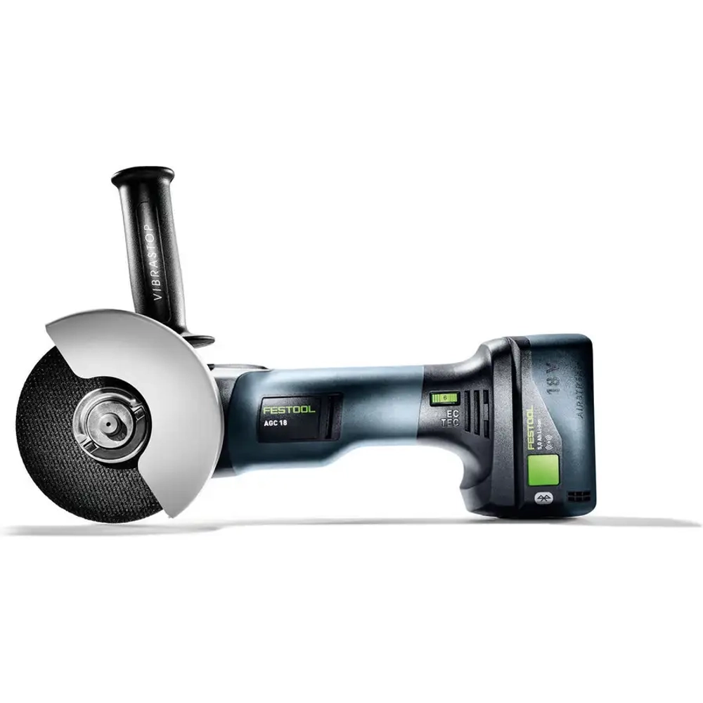 Аккумуляторная угловая шлифовальная машина AGC 18-125 5,0 EBI-Plus FESTOOL 577700
