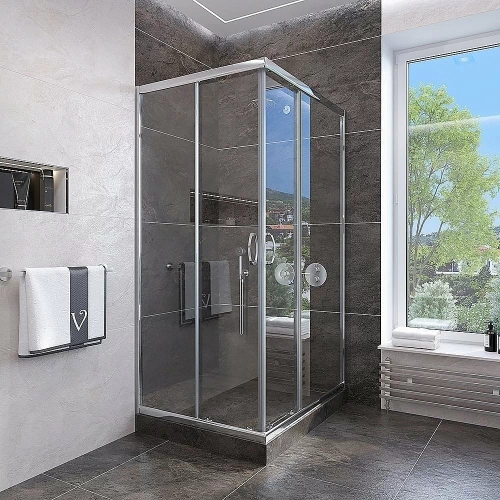 Душевой уголок Veconi Rovigo RV-113 80x80 прозрачный