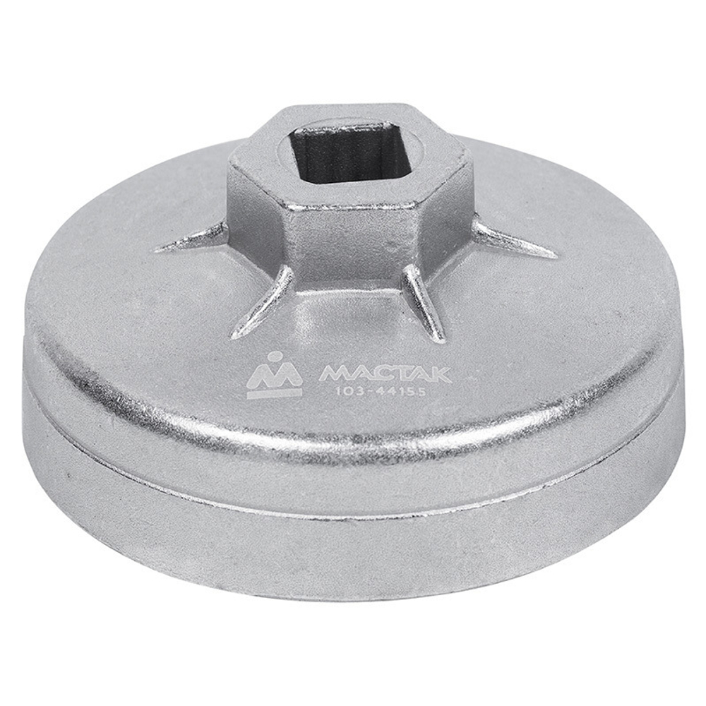 МАСТАК (103-44155) Съемник масляных фильтров, 75 мм, 15 граней, торцевой