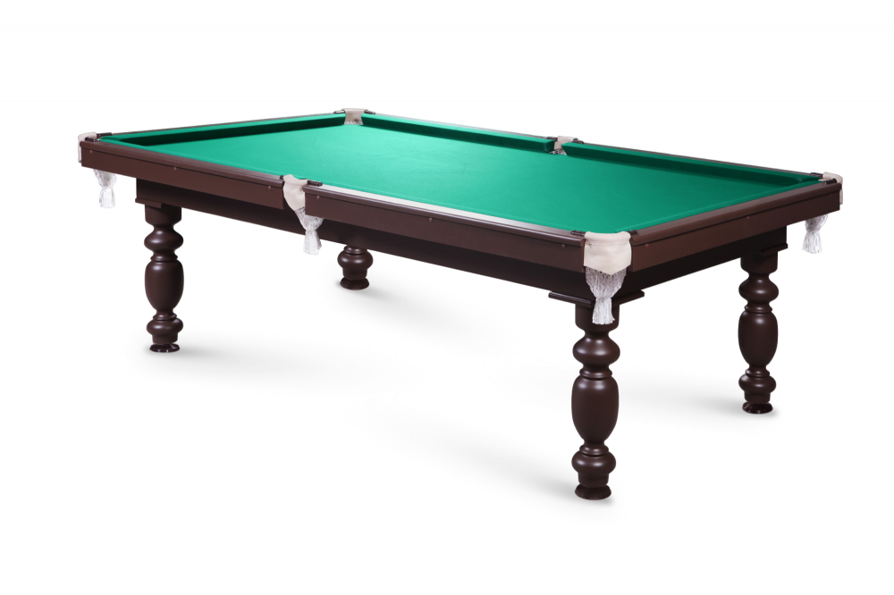 Домашний СБ 9 (РП, темный орех (выкрас), Сукно amp;quot;Euro Pro 50amp;quot; ш1.98м бургундия, Х/б сетка)