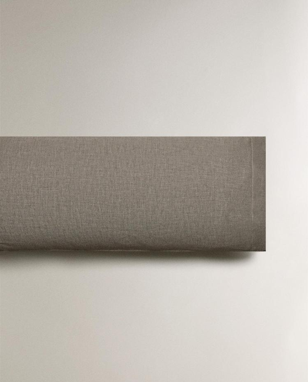 ZARA HOME ОДНОТОННАЯ НАВОЛОЧКА, СЕРЫЙ