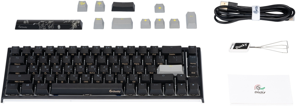 Клавиатура Ducky DKON1967ST-SRUPDAZT1 черный