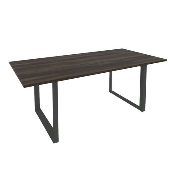 Onix Direct Стол переговорный на О-образном м/к O.MO-PRG-19 Дуб Мали/Металл Антрацит 1980*980*750