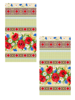 Полотенце кухонное, 2 шт, 37х75, вафельное