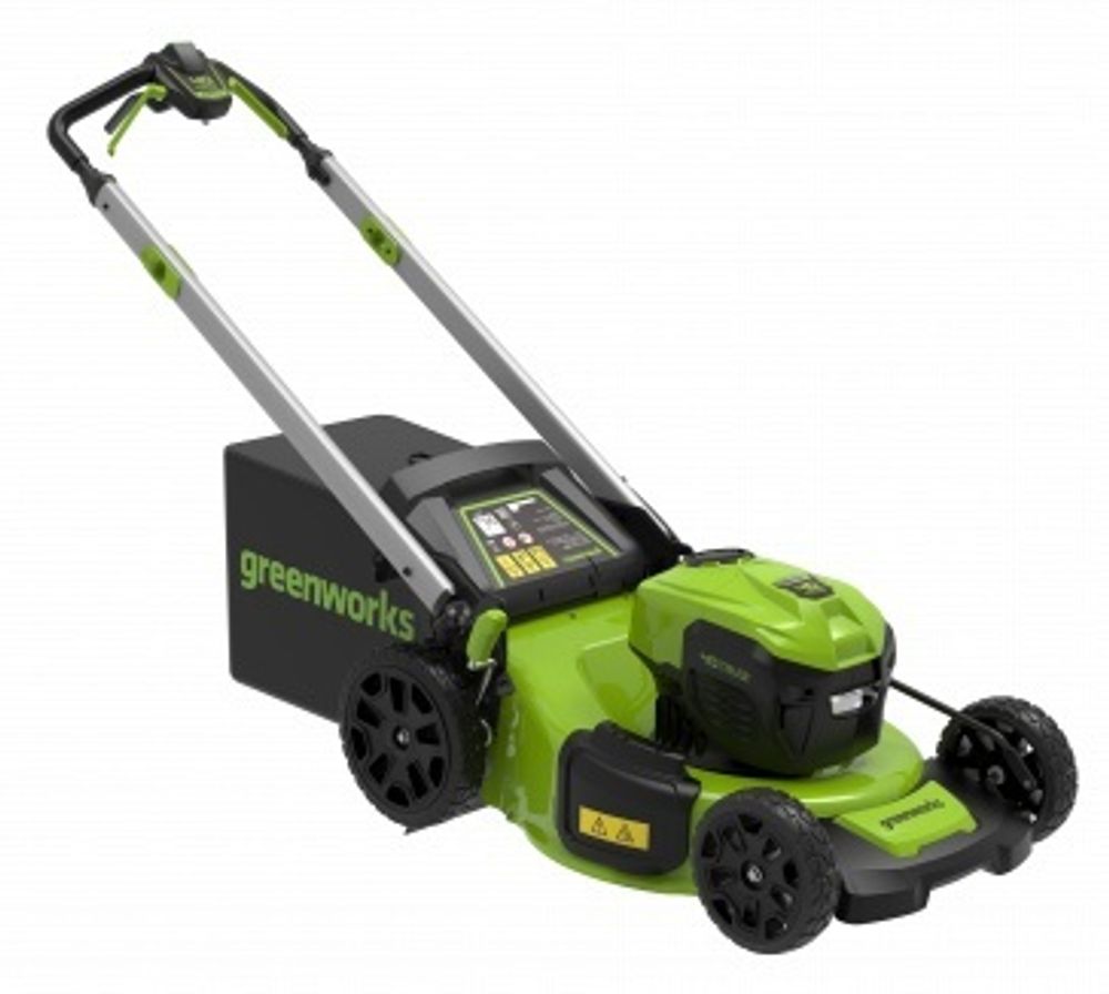 Аккумуляторная самоходная газонокосилка Greenworks GD40LM48SPK4, 2517407UB.40v, 48 см, АКБ 4 А·ч и ЗУ