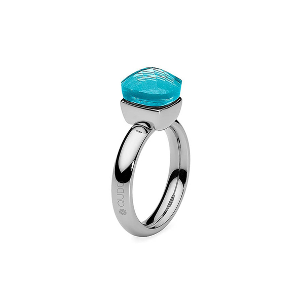 Кольцо Qudo Firenze aqua 16 мм 626038 BL/S размер 16