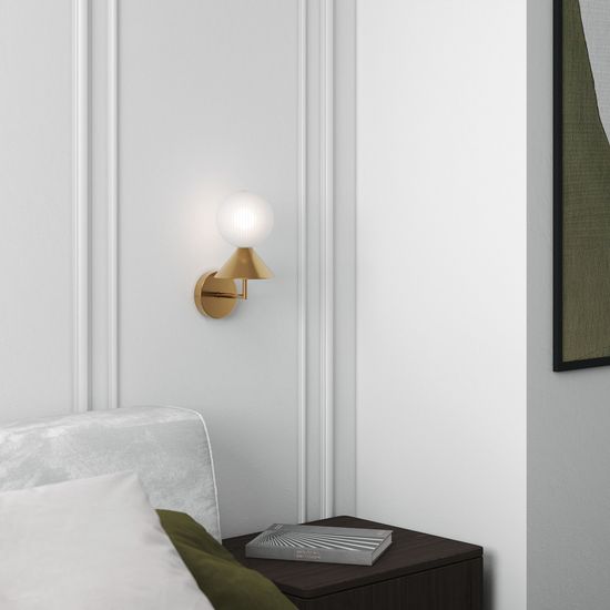 302002 / настенный светильник / латунь