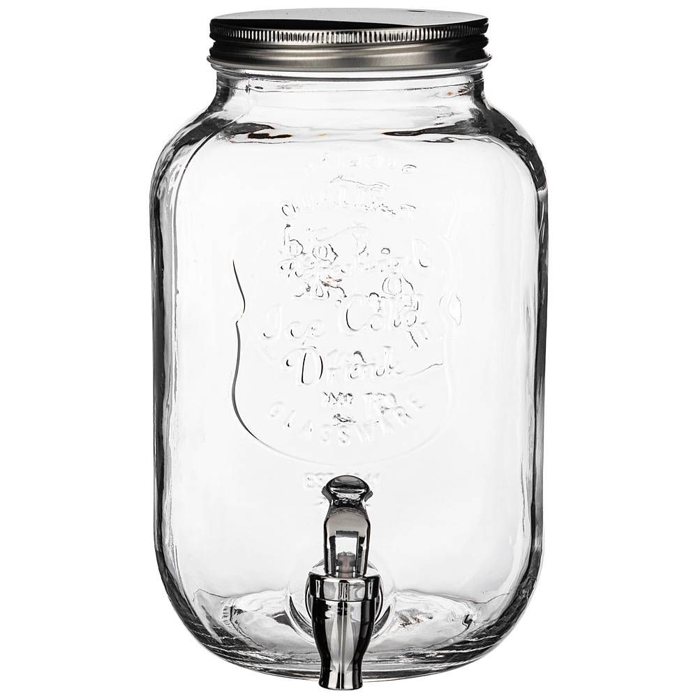 ДИСПЕНСЕР ДЛЯ НАПИТКОВ 4 Л РАЗМЕРЫ=15,2*15,2*25,5 СМ