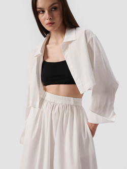 ЮБКА НА РЕЗИНКЕ С ШИРОКИМ НИЗОМ