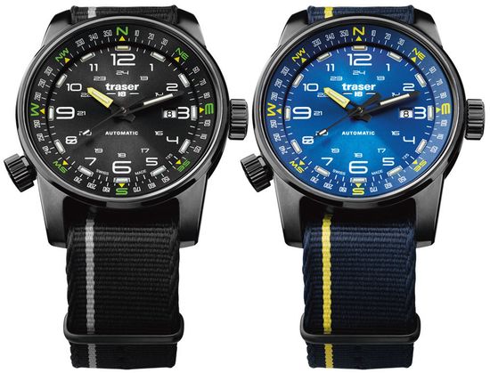 Швейцарские тактические часы Traser P68 Pathfinder Automatic Blue 107719 (нато)