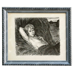 Лянглебен М. В. Портрет Сергея Есенина. Автолитография. 1964 г.